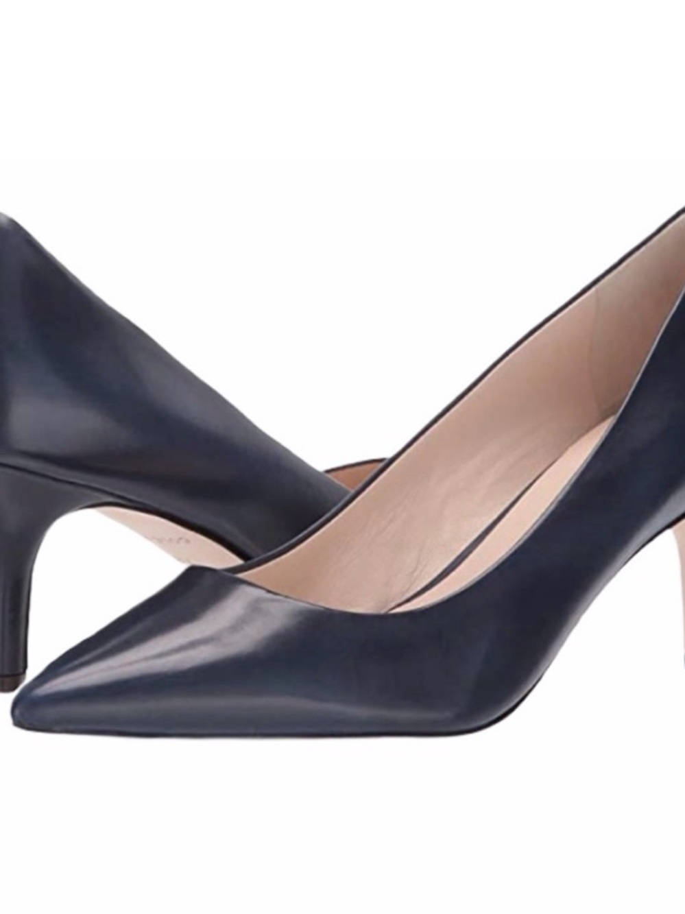 Cole Haan Vesta Marine Blue (navy) Leather Pumps - Picture 5 of 5